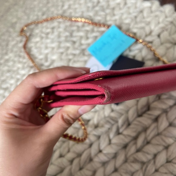 SOLD Prada Saffiano Wallet on Chain - Picture 2 of 10